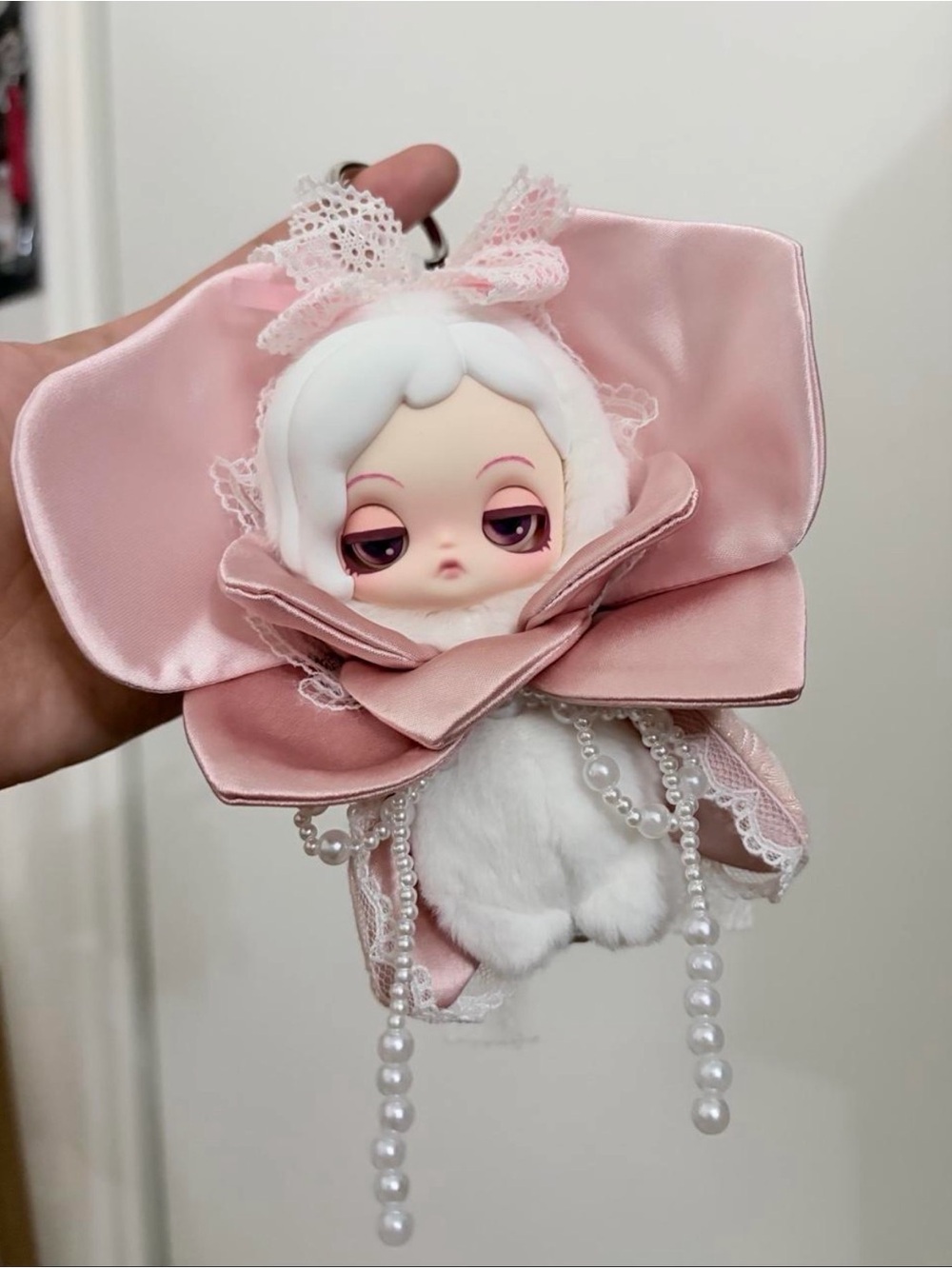 Viora Flower Plush keychain